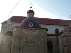 Mury kościoła pwz.Najświętszej Marii Panny przy ulicy Trockiej (Trakų g.)